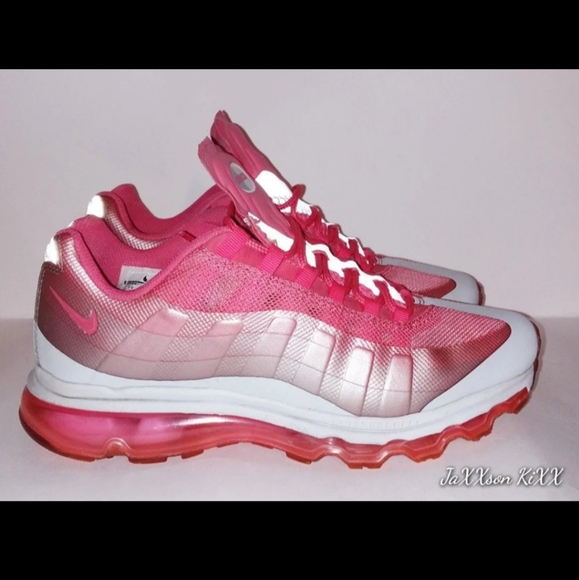 Nike AIR MAX 95 360 GS 'SPARK PINK STEALTH'. Size 7y - Picture 5 of 10
